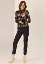 Ciara Scarf - Charcoal/silver/ivory