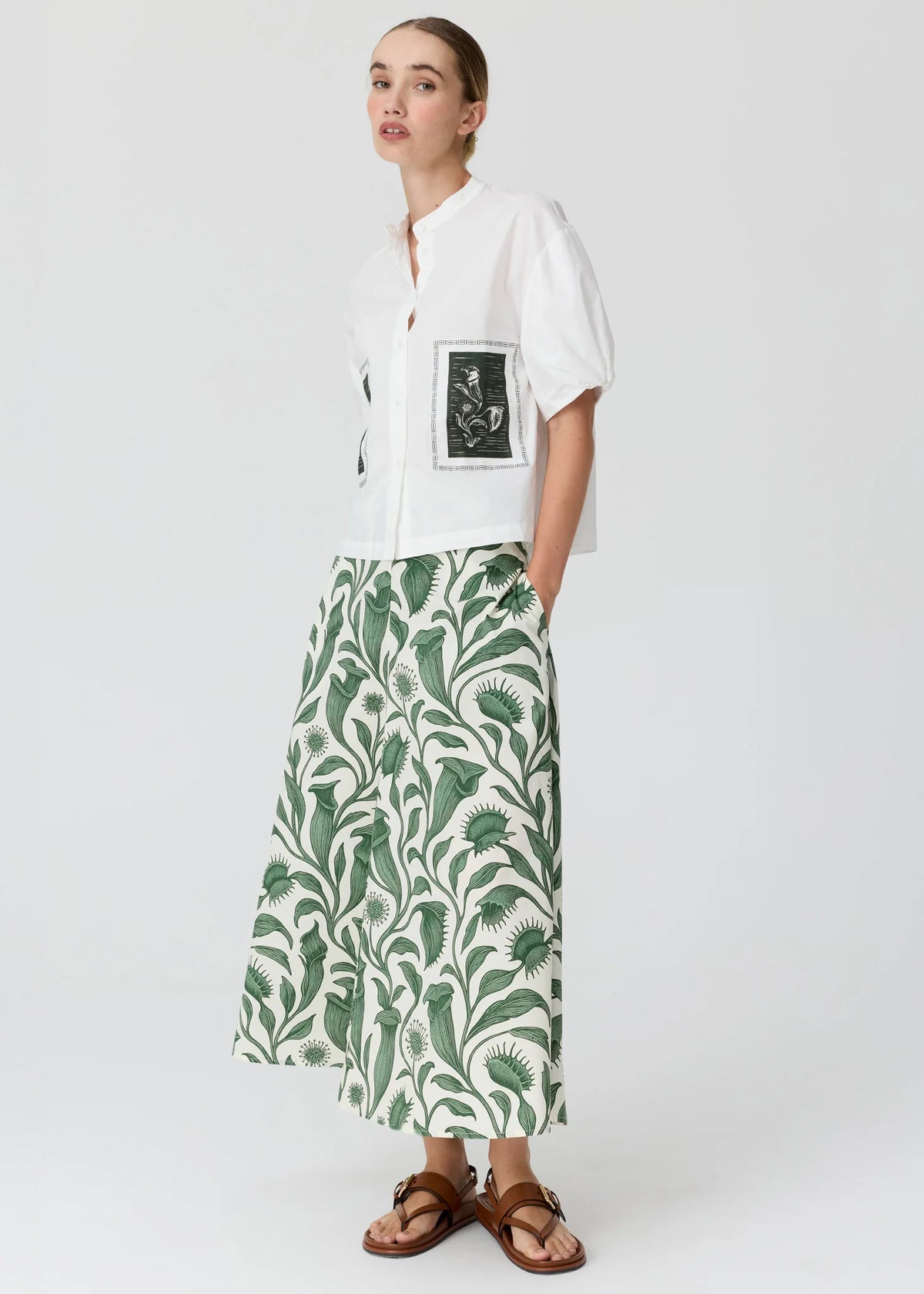 Camp Shirt - Botanica Patch