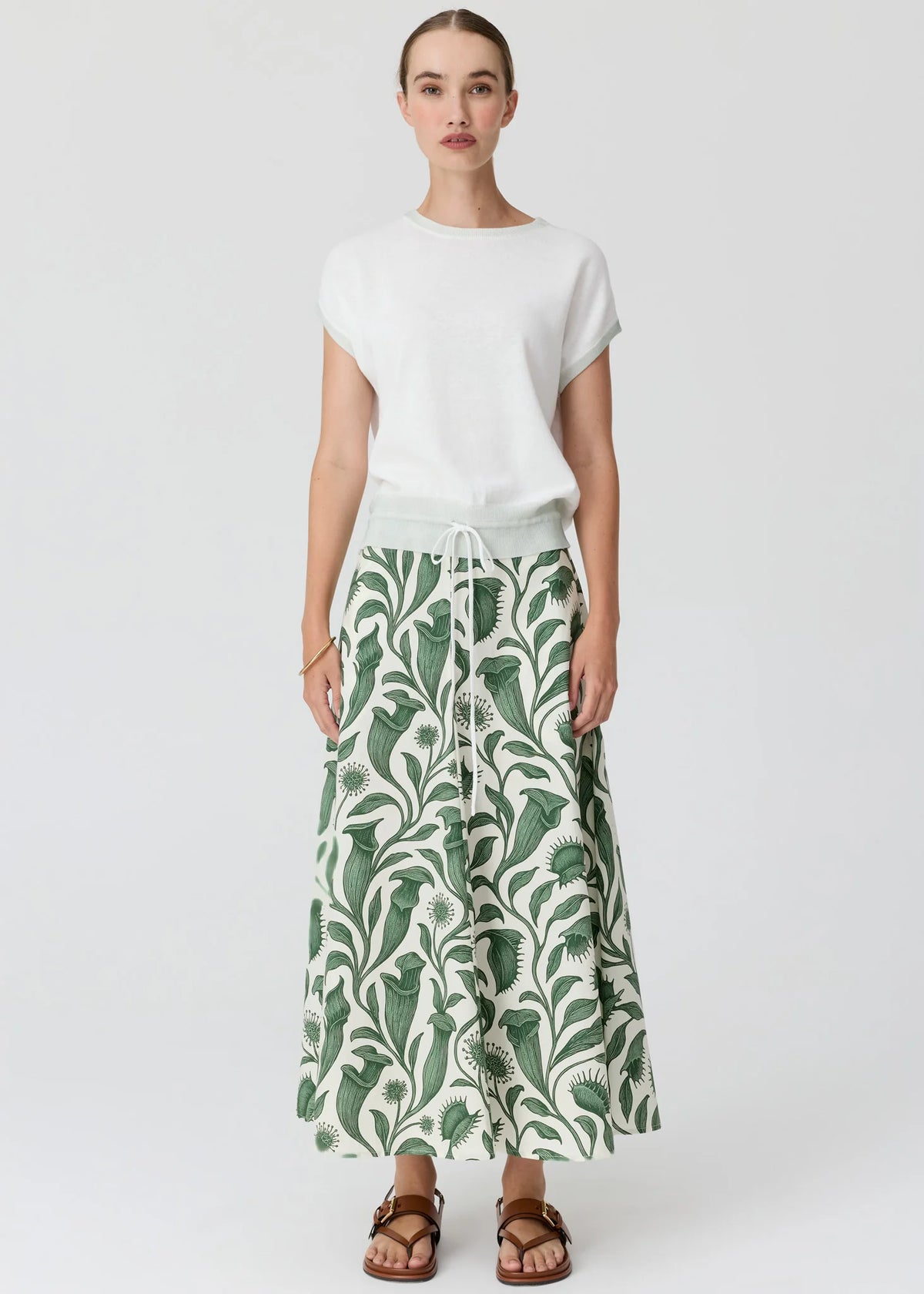 Reed Painted Knit - Chalk/Mint