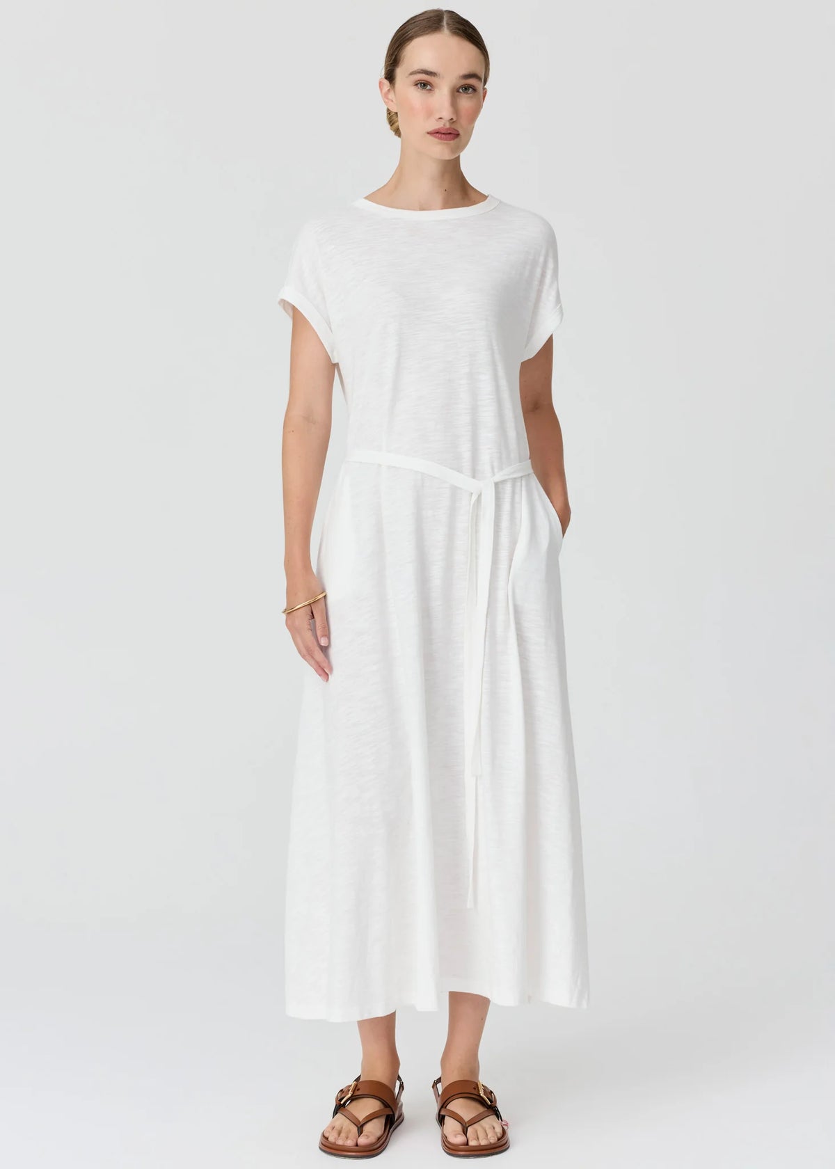 Mast Tee Dress - White