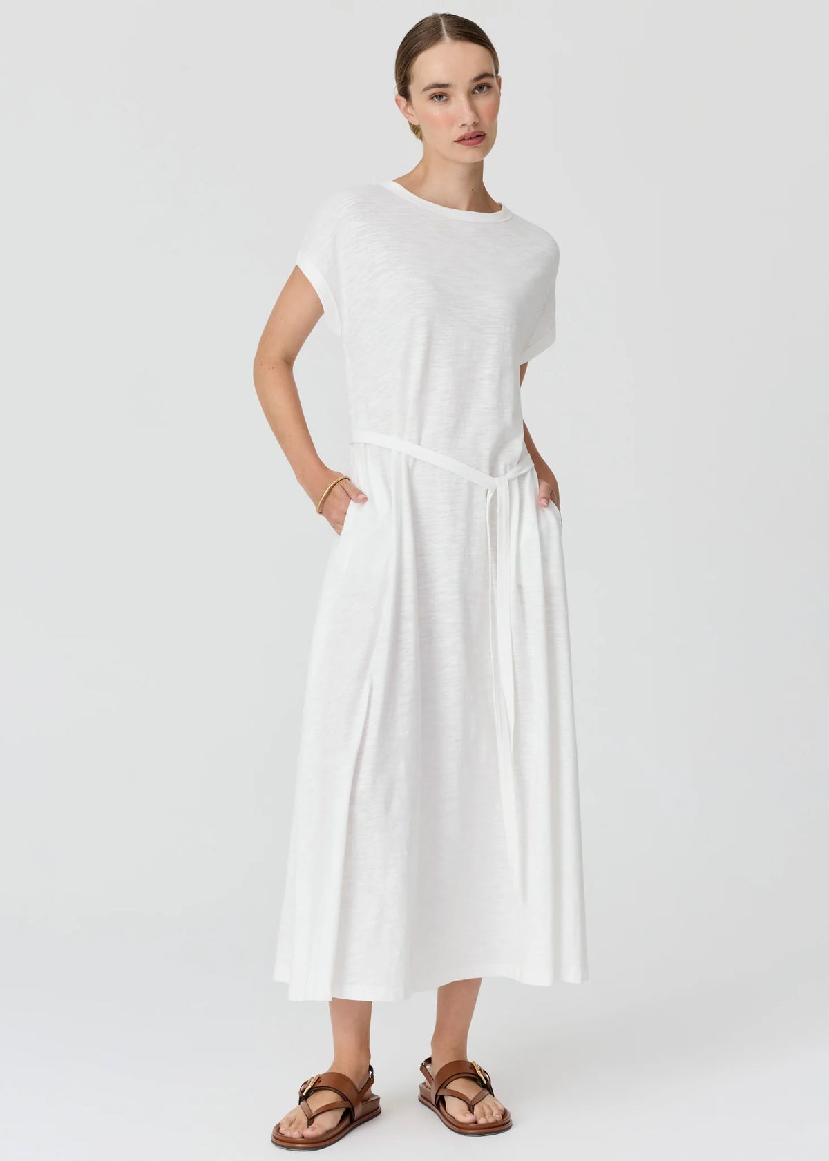 Mast Tee Dress - White