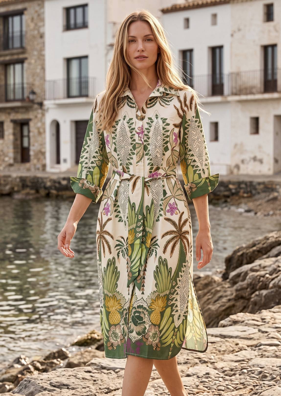 Paloma Printed Shirt Dress