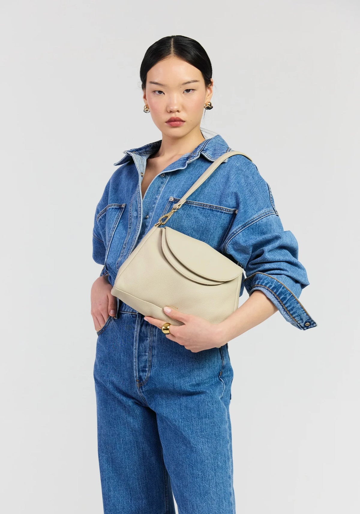 Beckett Crossbody Bag - Oyster