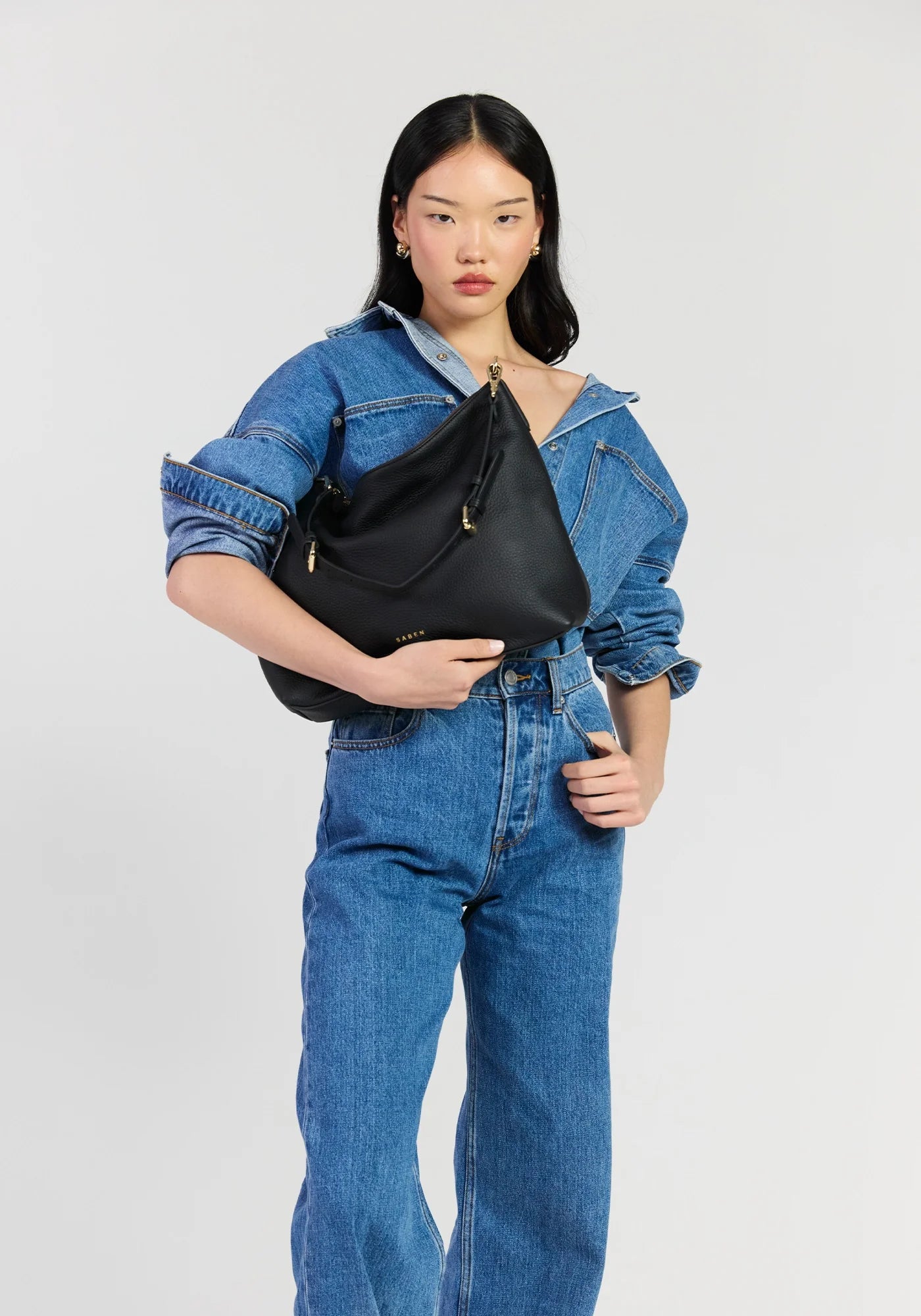 Miki Shoulder Bag - Black Luxe