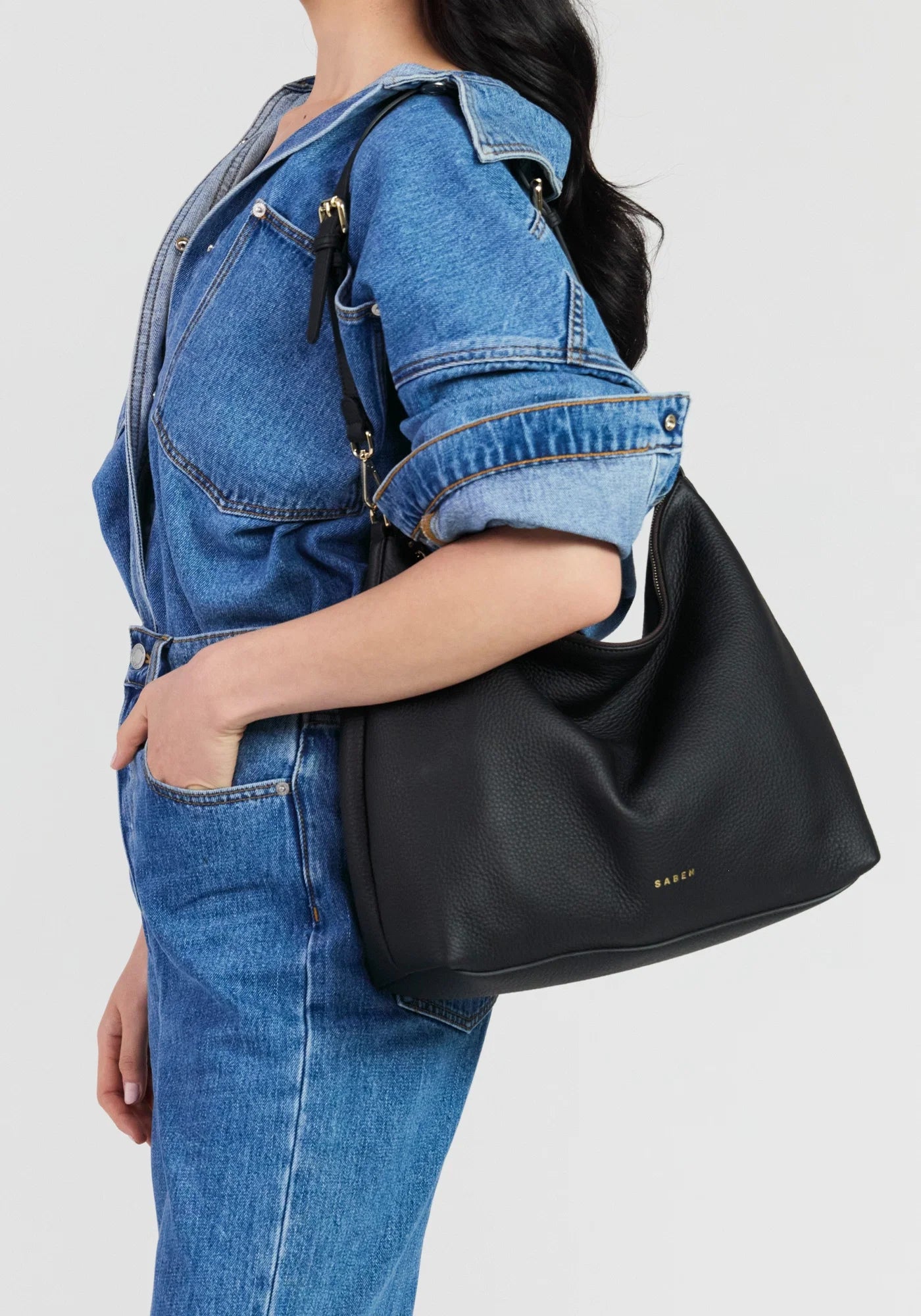 Miki Shoulder Bag - Black Luxe