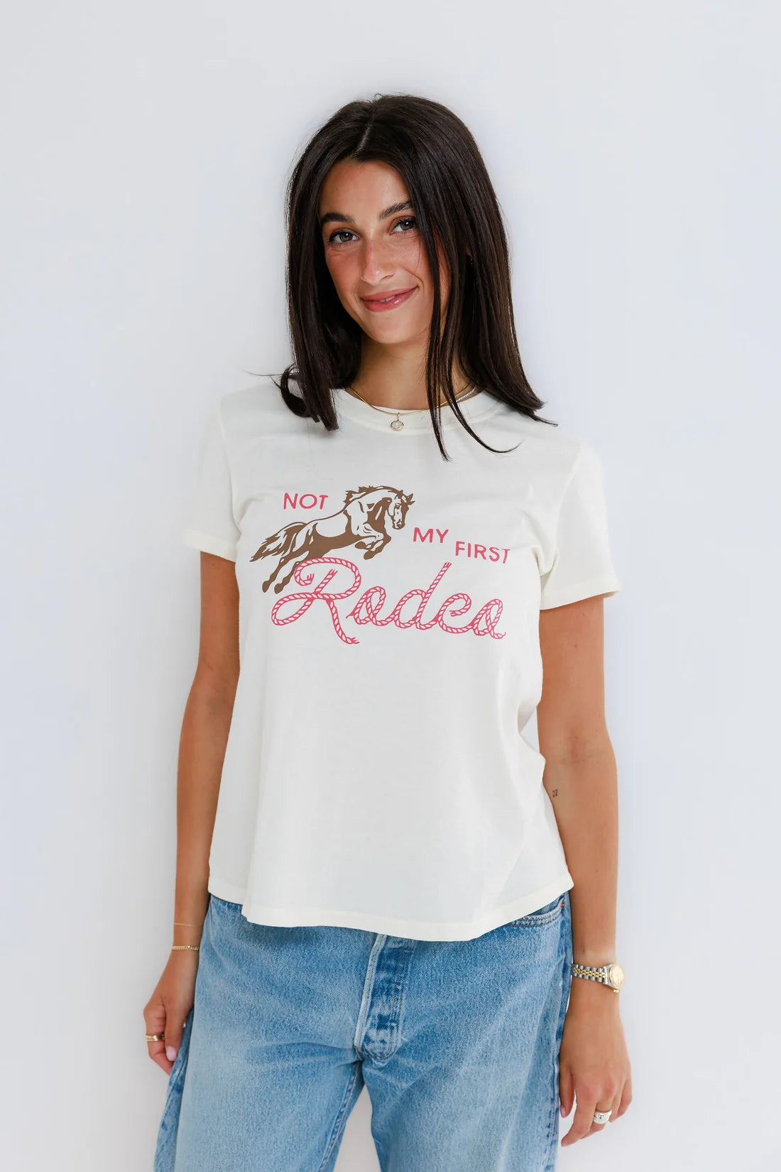 Not My First Rodeo - Femme Crew Tee