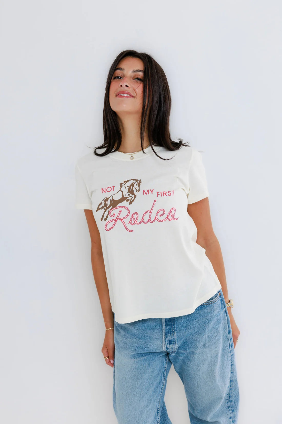Not My First Rodeo - Femme Crew Tee