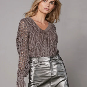 Yeo Long Sleeve Knit - Mud