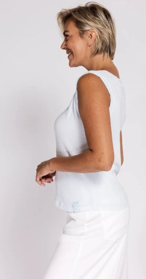 Asha Tank - White