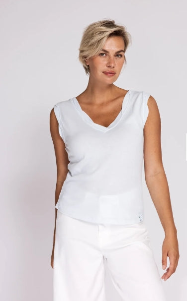 Asha Tank - White
