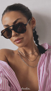 Dark Tort Aviators