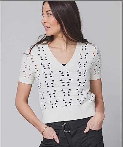 Yaffa Short Sleeve Knit