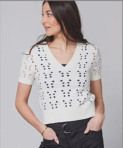 Yaffa Short Sleeve Knit