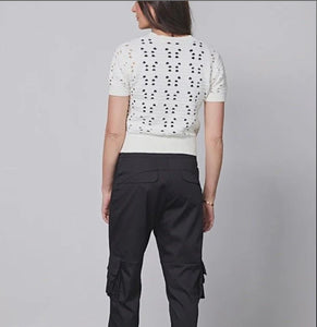 Yaffa Short Sleeve Knit