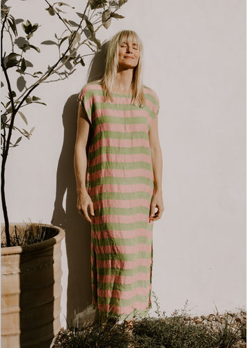 Positano Maxi - Rosa/Pistachio