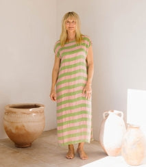 Positano Maxi - Rosa/Pistachio