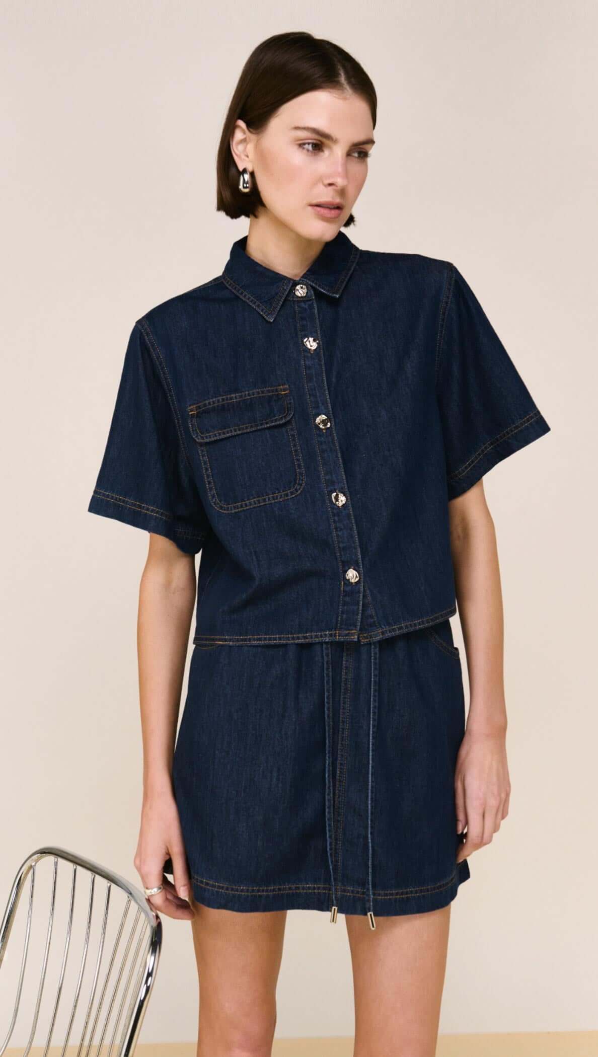 Lea Denim Skirt