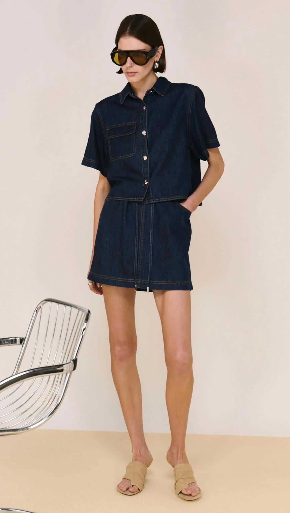 Lea Denim Skirt