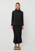 Dom Skirt - Black Satin