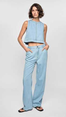 Amelia Chambray Top