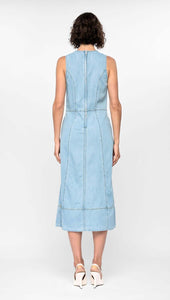 Amelia Chambray Midi Dress
