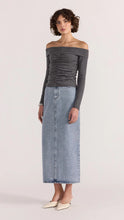 Verona Denim Maxi Skirt