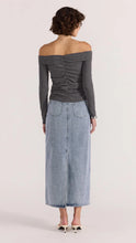 Verona Denim Maxi Skirt