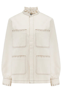 Pablo Denim Jacket - Ecru