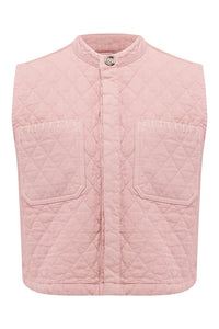 Quilted Pablo Vest - Peony Pink