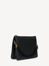 Matilda Crossbody - Black + Tonal Chain