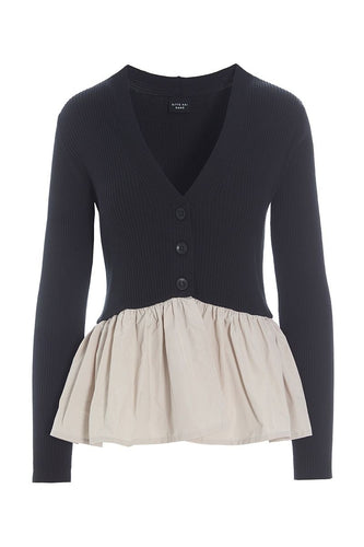 Saku Ruffle Cardigan