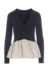 Saku Ruffle Cardigan