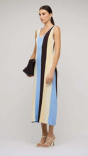 Atlas Stripe Knit Midi Dress