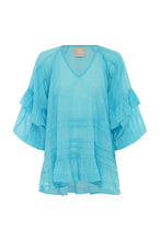 Bree Blouse - Blue Curacao