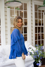 Bree Blouse - Royal Blue