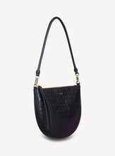 Gani Shoulder Bag - Black Croc