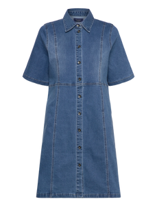 donna claire denim dresses Blue Denim Donna Claire Denim Dresses Denim Maxi Dress Diva's Den Fashion, LLC