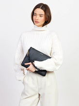 Matilda Crossbody - Black + Tonal Chain