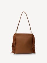 Claudette Shoulder Bag - Tan Suede