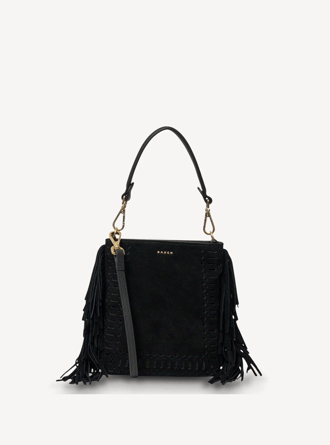 Coco Mini Bag - Black Suede