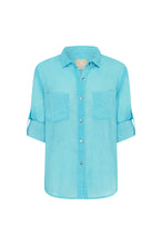 Hailey Shirt - Blue Curacao