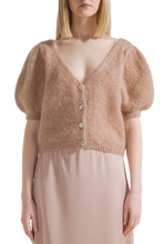Harper Cropped Cardigan - Oat