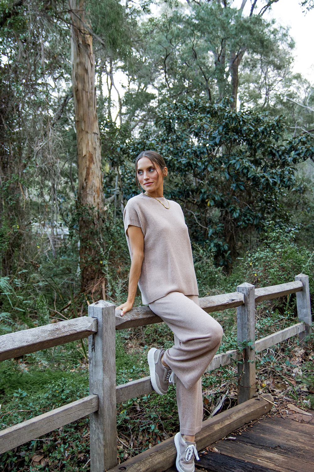 Dalia Pants - Dark Beige