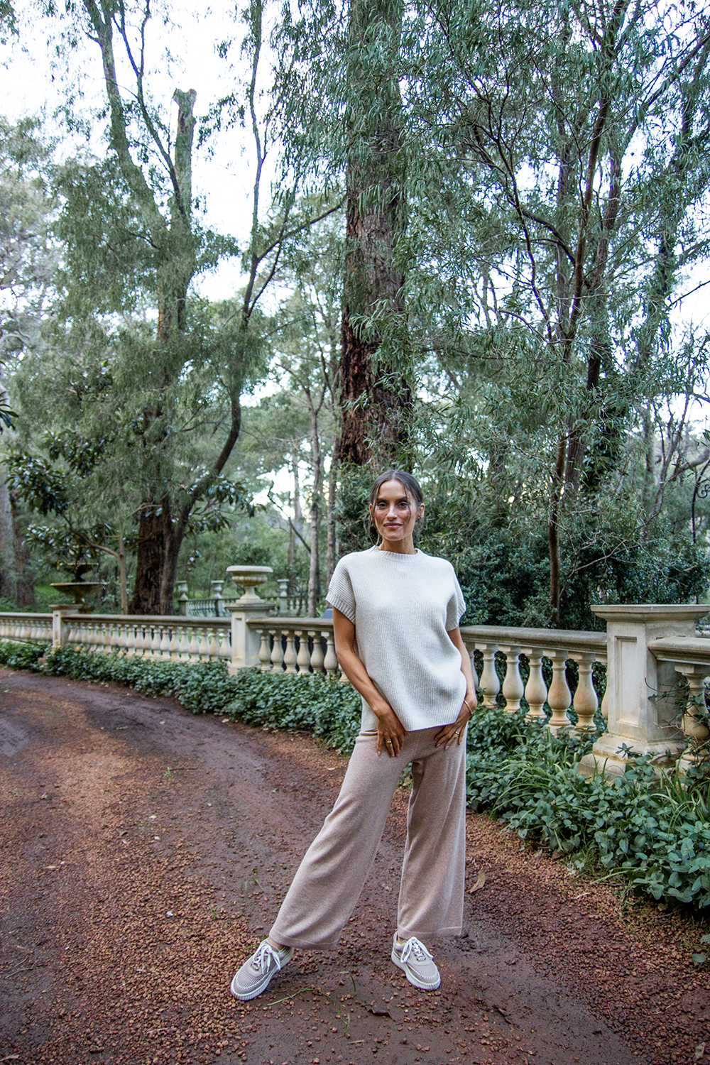Dalia Pants - Dark Beige
