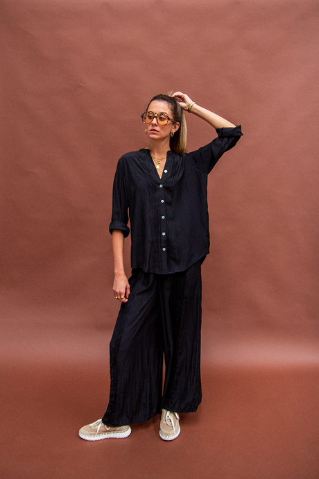 Olive Shirt - Soft Black