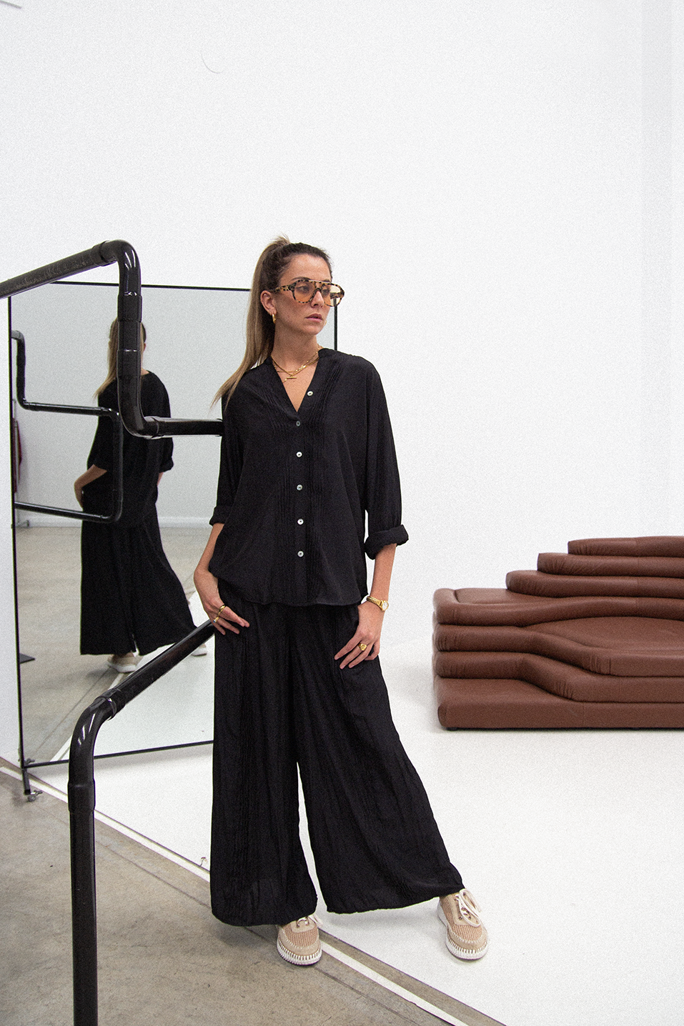 Celeste Pant - Soft Black