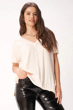 Knock Out V Neck Tee - White