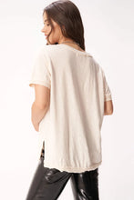 Knock Out V Neck Tee - White