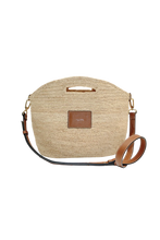 Leather Trim Raffia BB