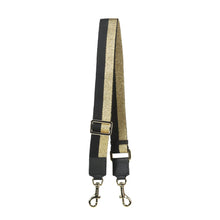 Feature Strap - Gold + Black Stripe